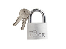 Hængelås m/to nøgler 40 mm aluminium